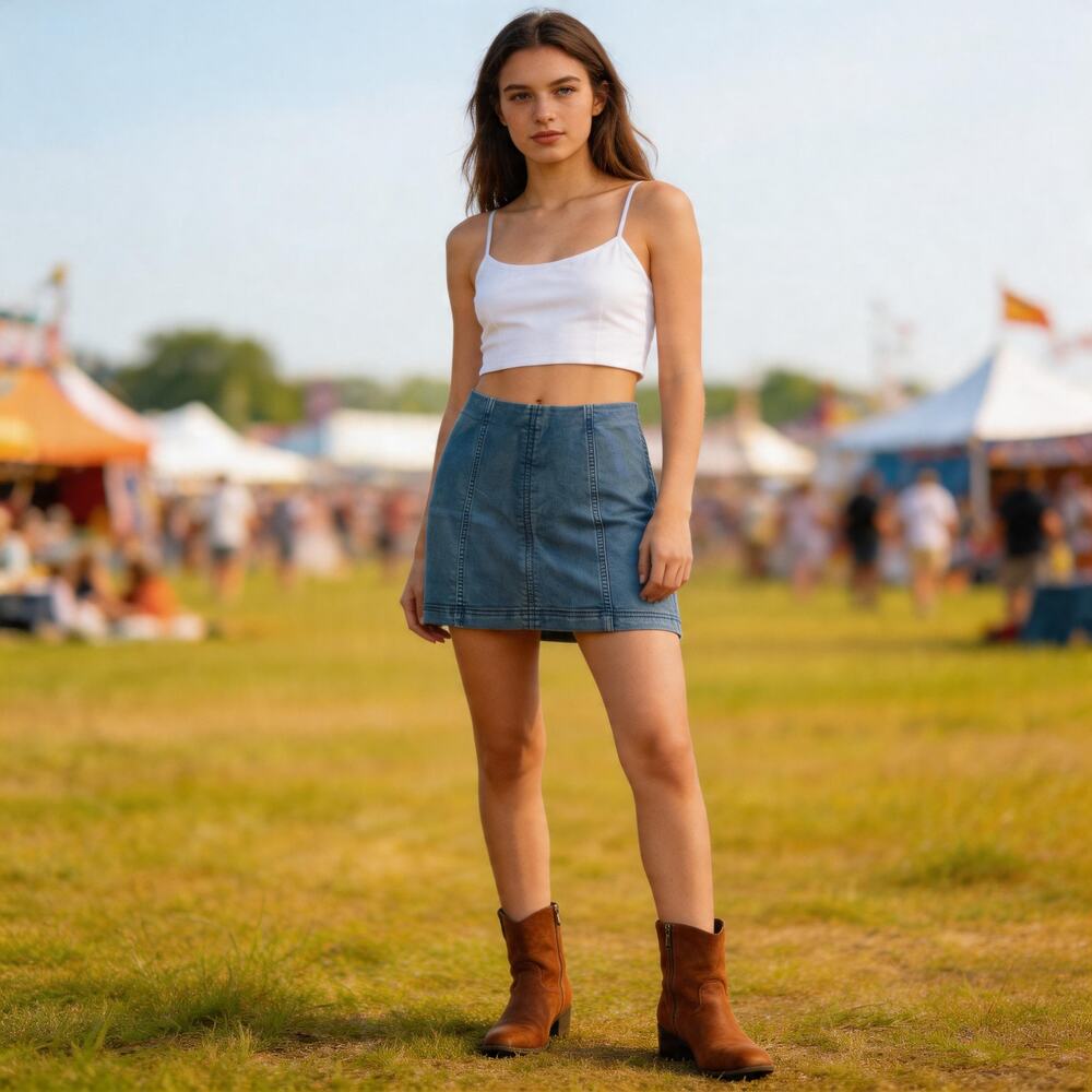 Free People Denim Mini Skirt NWT Size 8